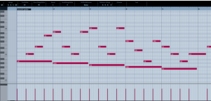 Cubase Pianoroll